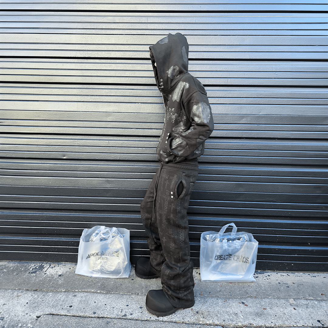 "Abyss" Mud Wash Zip-up